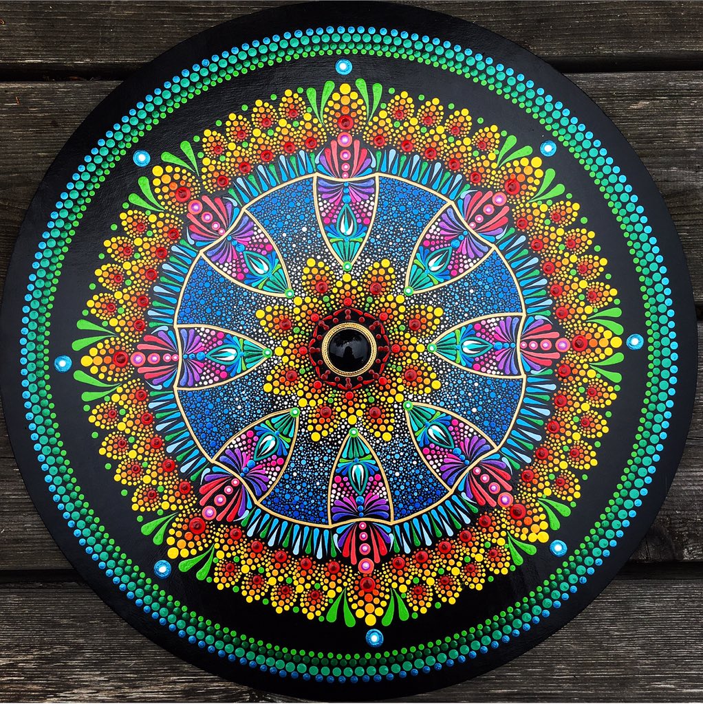 Freebird8626's tweet photo. @DanReynolds Hey! I just wanted to share some of my art with you! I’m an aspiring Mandala artist and have created a new and unique style of mandala that I call “kaleidoscope mandalas”. Hope you like them! https://t.co/NfRhGazjMv