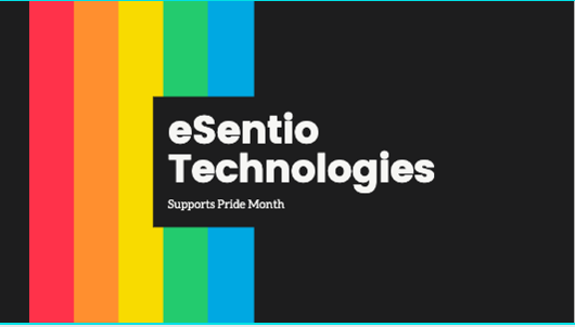 esentio's tweet photo. eSentio proud to have supported Pride Month! https://t.co/83KH4XG5OA