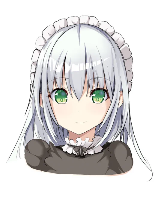 メイドさん顔アップラクガキ 