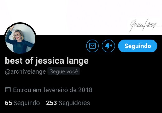 Cadelinhas de Jessica Lange sigam a conta <a href="/archivelange/">best of jessica lange</a>, tem muitas fotos lindas da lenda da atuação.