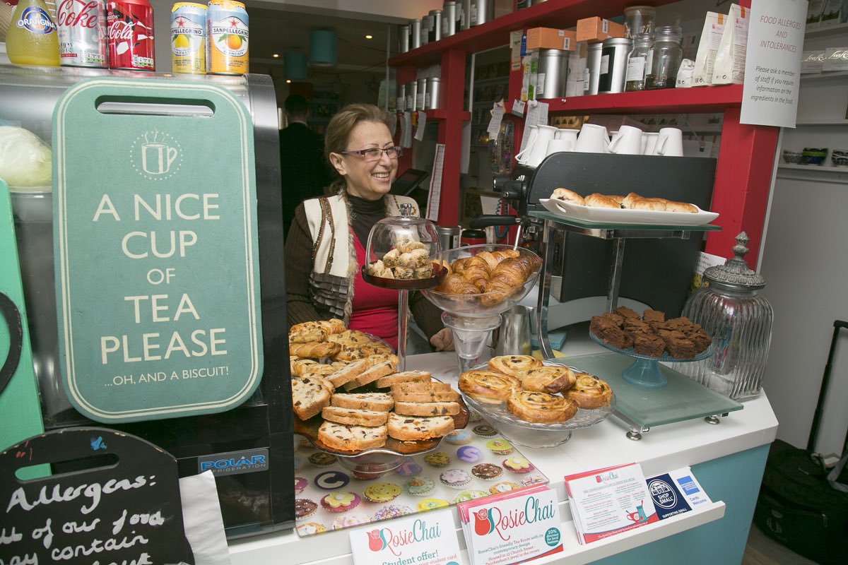 Shop local in Twickenham and at Rosie Chai Church St Twickenham TW1 - great coffee, specialist teas, cakes and Lebanese dining.
.
Join at richmondchamberofcommerce.co.uk/join-the-richm…  #CSR #Corporates #SMEs  #GrowBusiness #VoiceOfBusiness #tea #coffee #Lebanese #shoplocal  #retail #RichmondUponThames