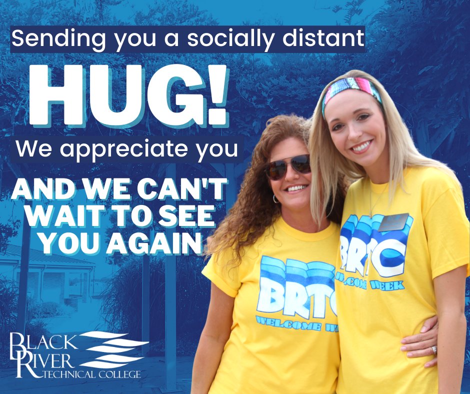 Black River Technical College is working tirelessly to provide the most acceptable plan for our students and the community during this time. We miss you, and we can't wait to see you all! #BRTCBlackHawks #LearnLocal