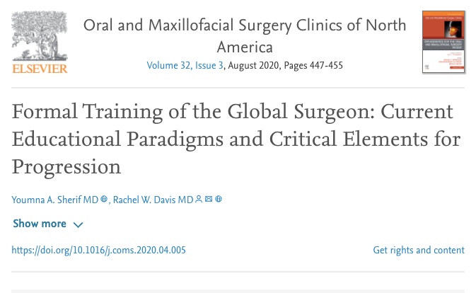 During a difficult time, happy to share one bright spot: our new piece on academic #GlobalSurgery education is out! @youmnasheriff @gsurgstudents @InciSioNGlobal @BCM_Surgery @AmCollSurgeons @GlobalSurgeryJC @GlobalScalpels @ELSSurgery @RASACS sciencedirect.com/science/articl…