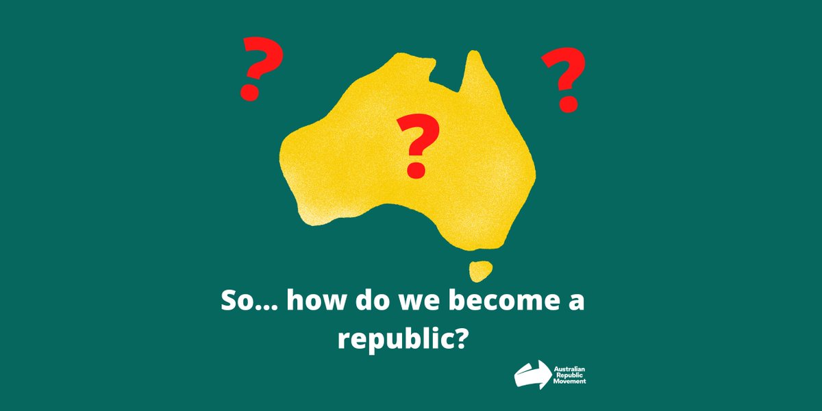  So, how do we do it? To become a republic with an Australian as the head of our country, we need a national vote - called a 'referendum' - to change our constitution. Every Australian voter would have the opportunity to vote 'yes' or 'no' (cont'd)  #auspol  #ausrepublic