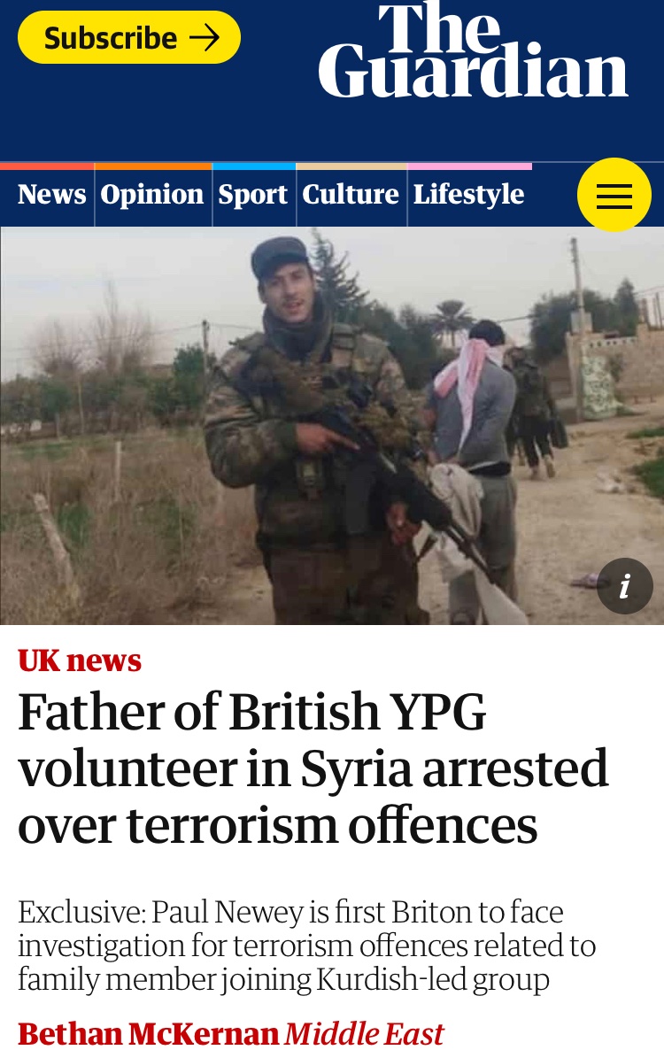 2) the YPG is considered a terrorist group and British citizens who participate have recently been arrested as terroristsDan Baker left the Autonomous Zone in Syria, and is now in the Seattle Autonomous Zone #CHAZ  #CHOP  #Seattle  https://archive.is/z72WP 