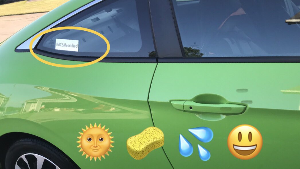 nm_mullins's tweet photo. #SimpleSummerPleasure:
Handwashing your car, at 8 pm, in daylight 🌞. Soapy, sweaty, fun, #DIY work 🧽💦🌞😃
And... just look what stands out better now... 😃...
#ACSMcertified @ACSMNews
#carwash #DIY @Honda https://t.co/BQzxQOMPjf
