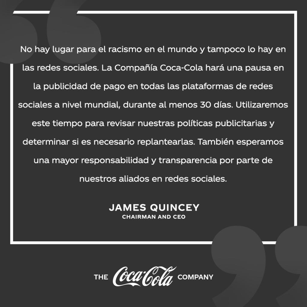 Hemos suspendido nuestra publicidad en todos los canales de redes sociales, a nivel mundial, durante al menos 30 días. Durante este tiempo, revisaremos las plataformas y prácticas que impulsen la responsabilidad hacia un entorno más seguro y libre de odio: https://t.co/ZaIVoadMba https://t.co/1YzUmZMYHq