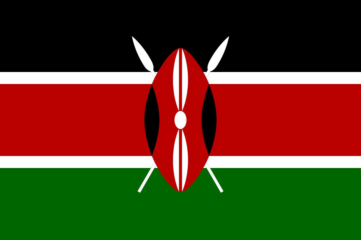  Unrelated to anything, but I think the flag for Nairobi, Kenya (left) is just really nice. Kenya's flag itself (right) is also good!