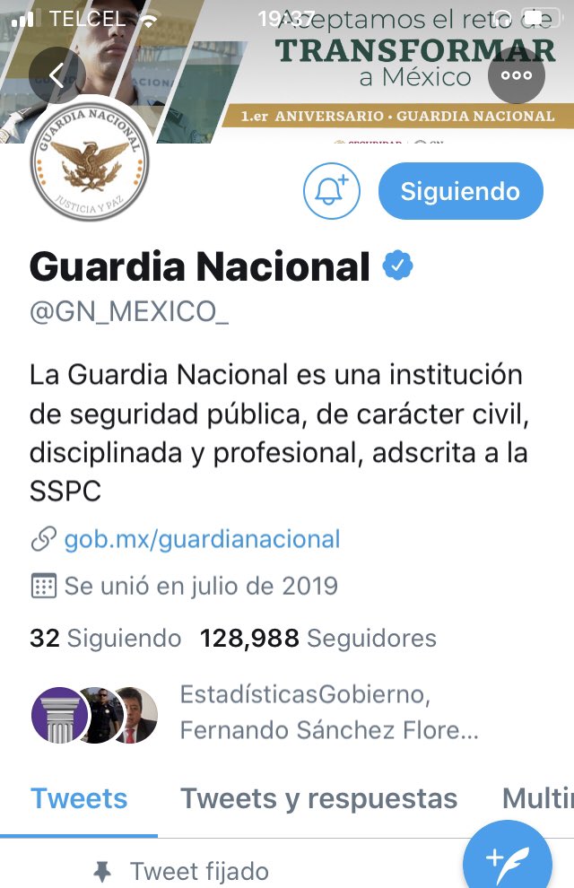 MaElenaMorera's tweet photo. Estimado @lopezobrador_ en la pagina de tuitter de la @GN_MEXICO_ dice q es una institución de carácter CIVIL. 
Lo que encontramos en el Observatorio de la Guardia Nacional es que, es un brazo de las FFAA
Es patético que le mientan al pueblo de México https://t.co/EXvi1KRZ43