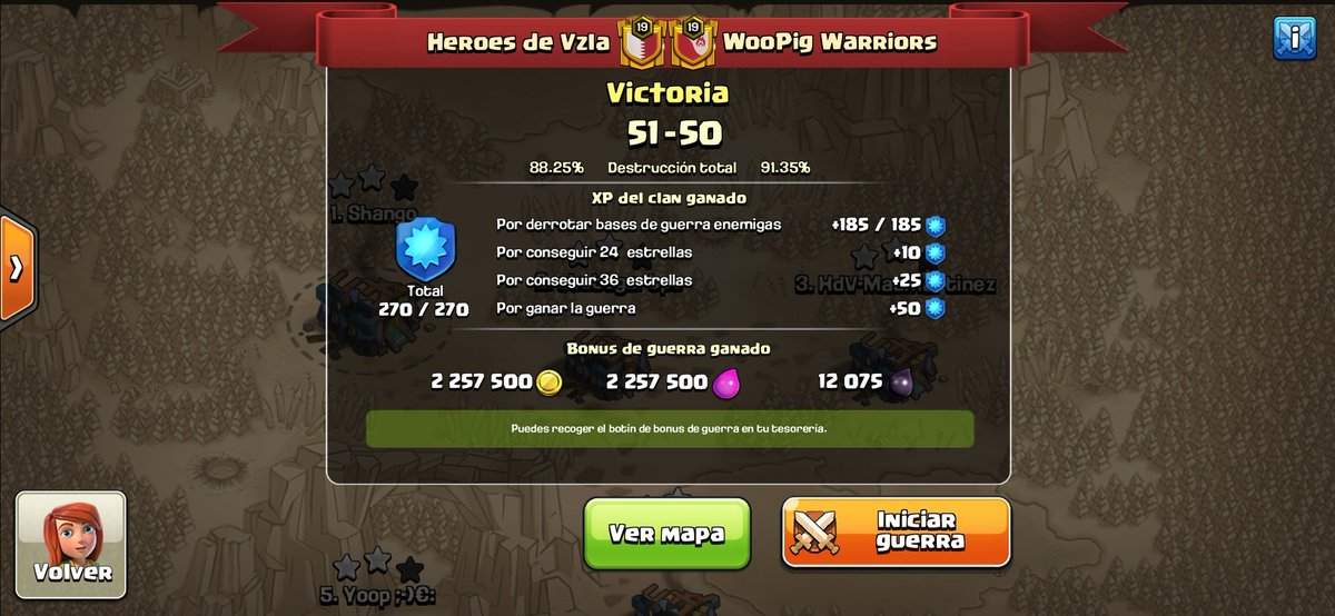 Otra victoria preparando la CWL