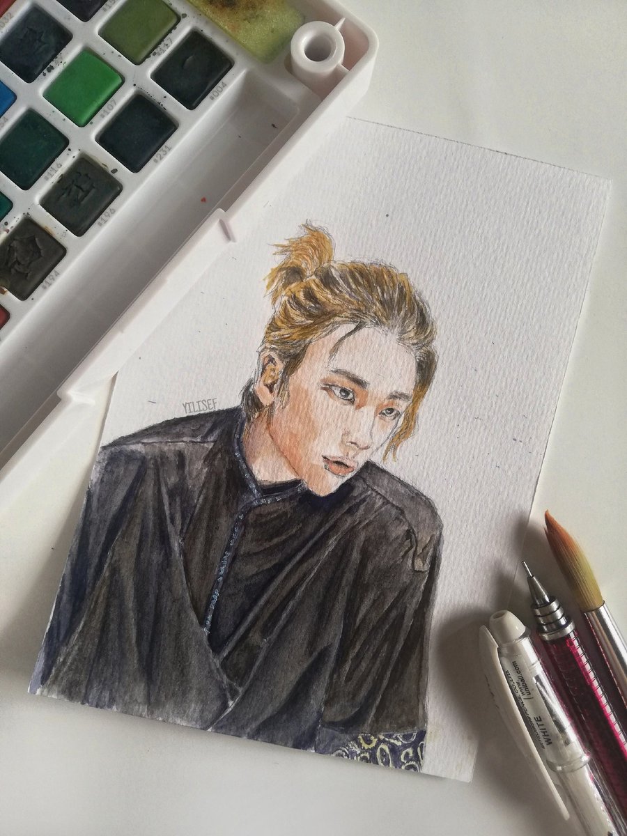 yilisef's tweet photo. @jnpgdn_arts Hi, I'm Josef! I do traditional art &amp; draw fanarts with watercolor and pencils. I'm currently making more original artworks as I try to find my style. I recently joined art twt so I have less photos here but they're more at https://t.co/WewXlwqFHk! @rievuchi @chhaloem #artshare https://t.co/j7TOHnUen1