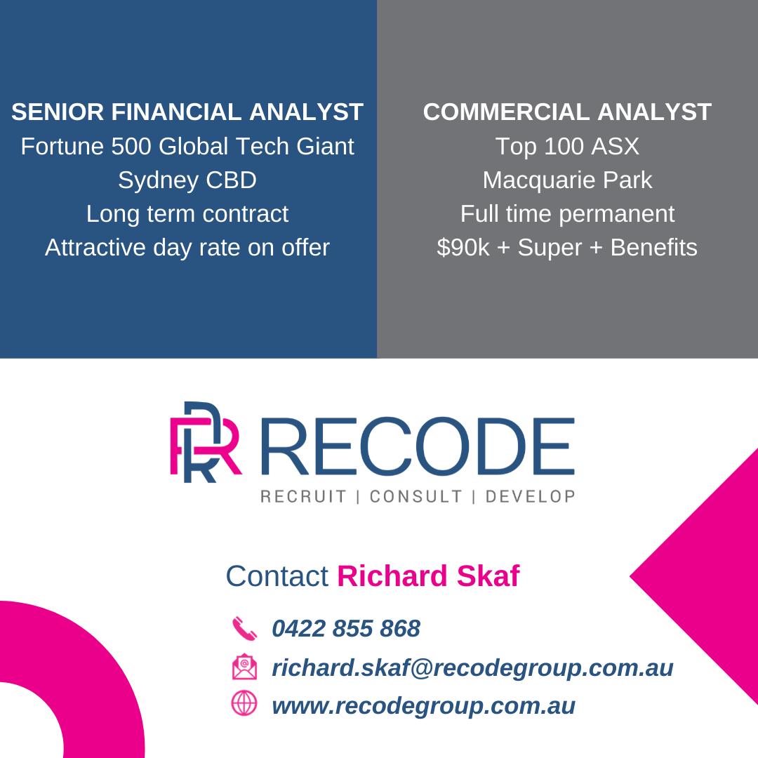 recodegroup's tweet photo. Happy 1st of July!

@recodegroup have just been engaged by two market leading high growth organisations.

Start the new financial year with a bang and RECODE your career today!

For more info, please reach out to @richard_skaf

#recodegroup #accounting #finance #recruitment https://t.co/eQ14qoW9oy