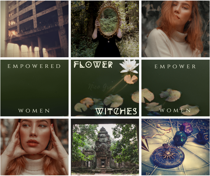 It's time for a new WIP aesthetics thread! This one is affectionately known as Queer Flower Witches & it focuses on a band of rebellious witches intent on taking down an oppressive system. necromancykissingdemigodsspace witchessubterranean hideoutsgreenhouses