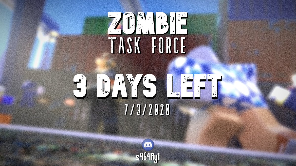 Zombie Task Force On Twitter 3 Days Left Until Zombietaskforce Releases Roblox Robloxdev Robloxart Get Ready To Fight Against Wave After Wave Of Zombies While Moving Up The Ranks And Fighting In - how to make a zombie wave game roblox