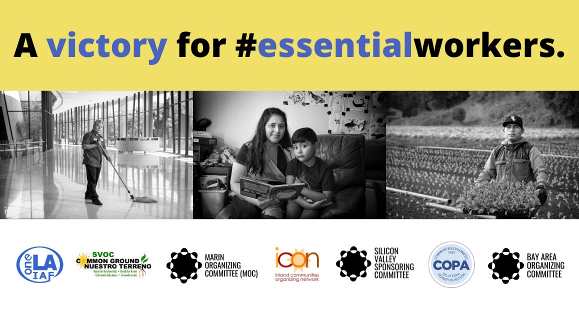 We did it! <a href="/GavinNewsom/">Gavin Newsom</a> signs into the budget the expansion of #CalEITC to ITIN holders w/ kids <6 yrs. Thank you, <a href="/SenMariaEDurazo/">Senator María Elena Durazo</a>, <a href="/DavidChiu/">David Chiu</a>, @AsmReyes47, <a href="/AsmMarcBerman/">Marc Berman</a>, <a href="/LatinoCaucus/">CA Latino Caucus</a>, @APILegCaucus!

<a href="/WXSWIAF/">West/Southwest IAF</a> <a href="/COPA_IAF/">COPA</a> <a href="/OneLA_IAF/">One LA</a> <a href="/PeninsulaEquity/">Community Equity Collaborative</a> <a href="/CongBethAm/">Congregation Beth Am</a> <a href="/sunnyvaleserv/">Sunnyvale Community Services</a>