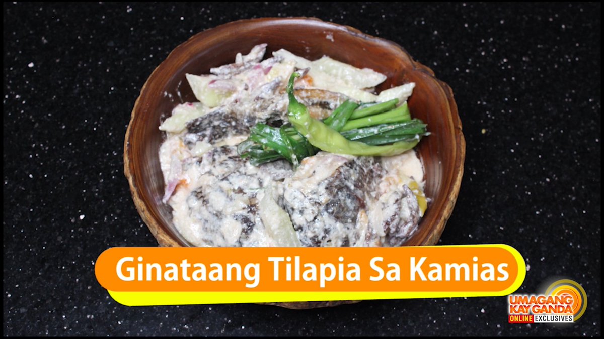 ICYMI: Panoorin sa #UKGOnlineExclusives na ito ang isang recipe na ituturo sa atin ng 'Hunky Chef ng Bayan', Tristan Bayani! 🍽️ Sabay-sabay tayong magluto at kumain ng Ginataang Tilapia with Kamias! 😋 #UKG13 Link: facebook.com/ukgdos/videos/…