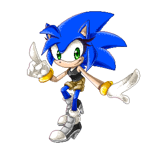 Old arts of Clear the hedgehog (genderbent Sonic the hedgehog