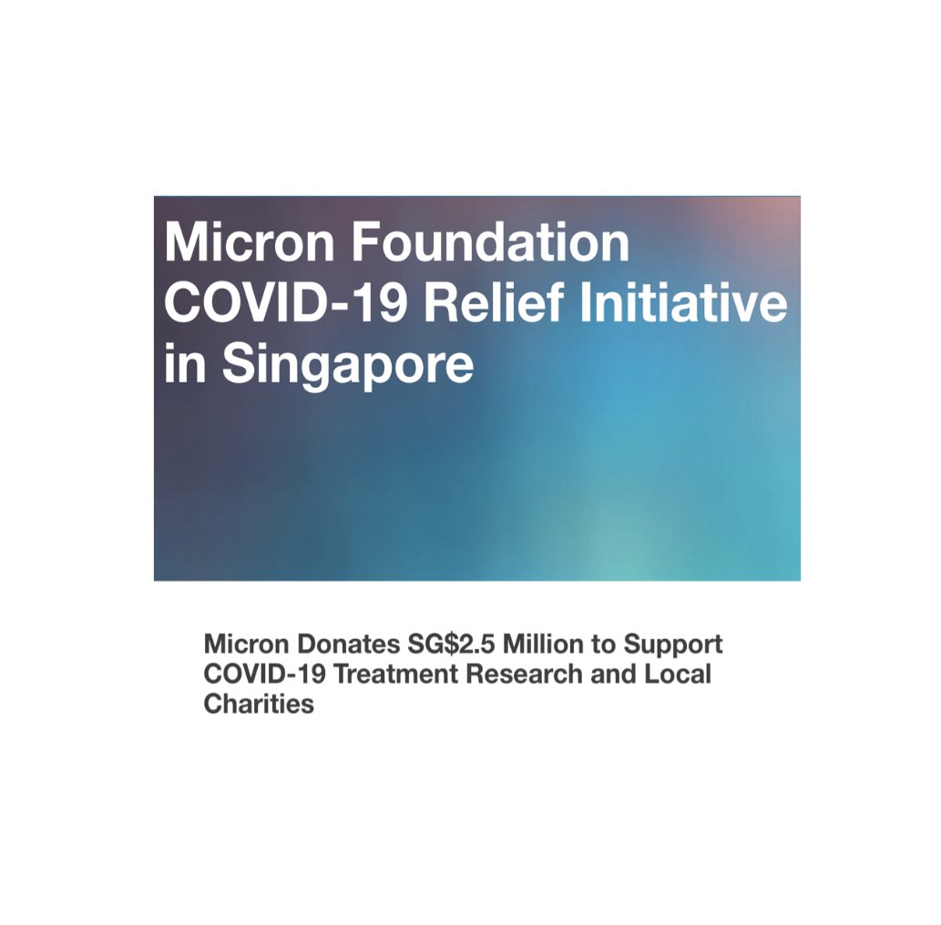 thedeanh's tweet photo. Our team @TheN1Institute received a $500,000+ gift from the Micron Foundation to optimise actionable therapies against COVID-19 with https://t.co/WJb2cYHnGA. We’re deeply grateful for the support and look forward to helping as many patients as possible. Stay Tuned. #WeAreN1 https://t.co/CNVdGAKOyc