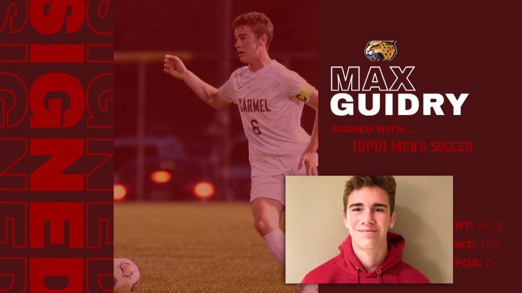 CoachB4BU's tweet photo. Officially welcome to the @IUPUIMensSoccer @IUPUIJaguars family Max! @carmel_soccer @HoosierFutbol https://t.co/Jq1Ym6leSI