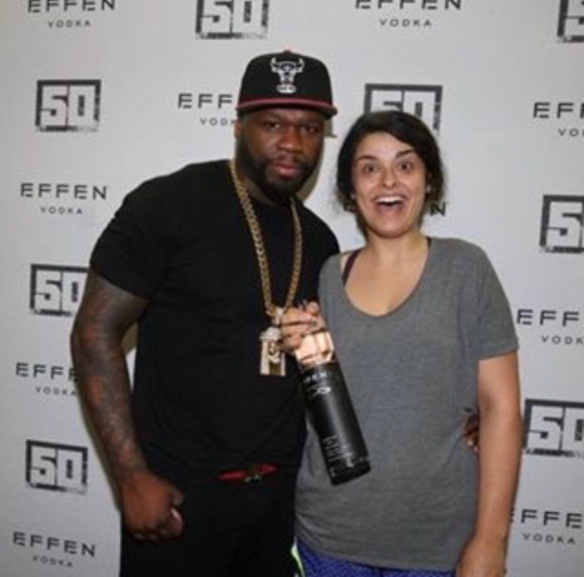 here’s me and 50 cent, hope this helps