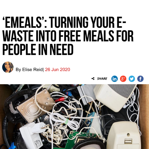 ecoactiv_au's tweet photo. Until the 31st of August, we are offering free pick-ups to your house for unwanted electronics. We then turn these into warm MEALS for people in need across  Australia. Read more about it at @ChannelNew’s article below.

BOOK HERE: https://t.co/MdE98uavPn

https://t.co/tdzvHdNym7 https://t.co/rNw9TfC3k5