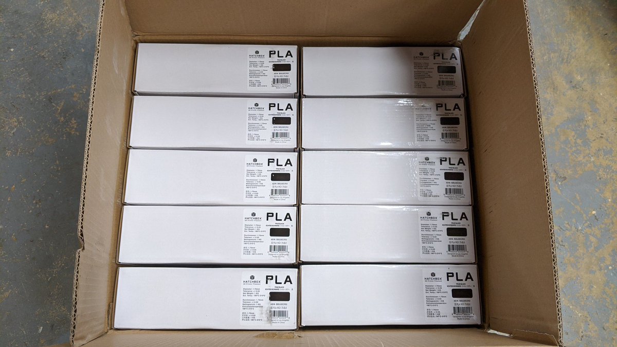 DarkTeck3D's tweet image. ThankYou @HATCHBOX3D Awesome promotion !! You guys need to do this more often !! Love the product and what it offers. Beautiful prints every time !!! Stay put to see what is being created with this awesomeness in a box
#hatchbox #hatchbox3d #filament #pla #promotion #3Dprinting