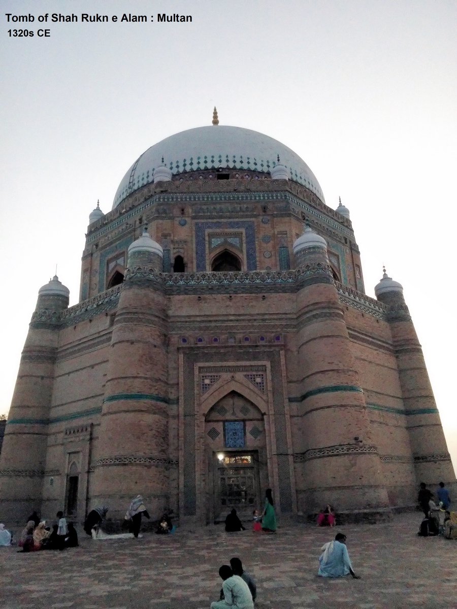 Kamil Khan Mumtaz and other architect historians believe the domed tombs in Uch are an extension of Multan chapterThe tombs with an octagonal base dotting South Punjab are the prototypes, the first ones to be built in the subcontinentthis brings us to the domed tombs of Uch