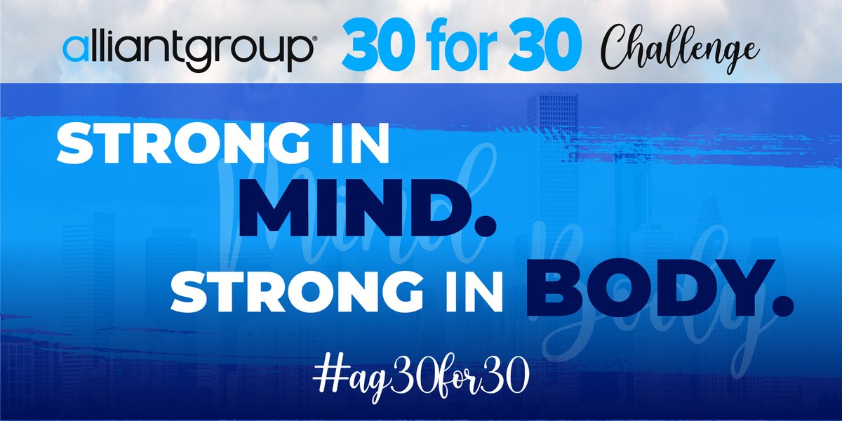 alliantgroup's tweet image. In July, our professionals are focusing on personal movement, mindfulness &amp;amp; self-care! This #WellnessWednesday we are checking to see how your #ag30for30 challenge is going? Take YOUR 30 minutes to focus on #wellness and track it on the alliantMOVES app! @melliebaxter @tcombes