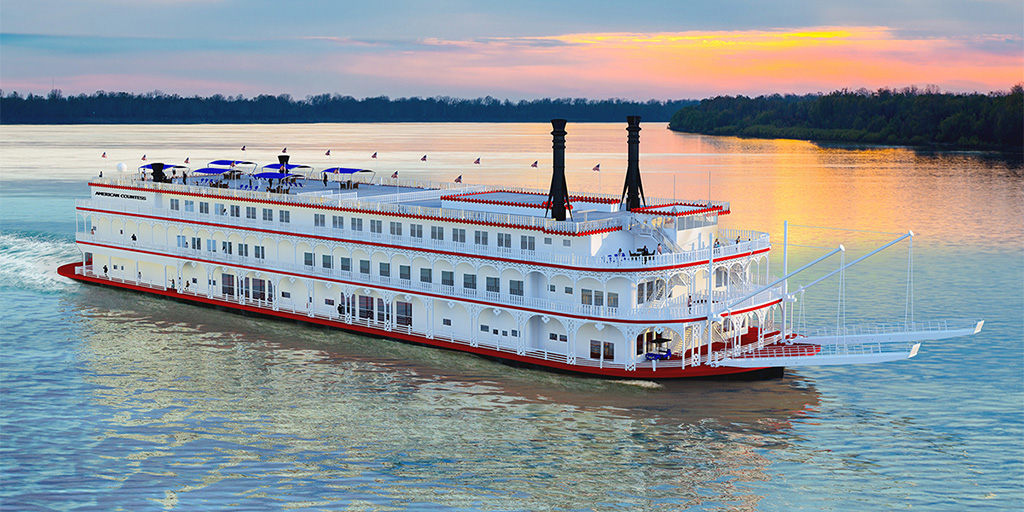 DunhillDeals's tweet photo. Escape the ordinary in 2021! Explore the heart of America on a luxurious river cruise aboard an authentic paddlewheeler.  For a limited time, save up to $1,400 per stateroom.  #2021goals #luxury #cruisedeals #traveldeals #travel
https://t.co/59Rs8JWfQ4 https://t.co/MN1pUa9giL