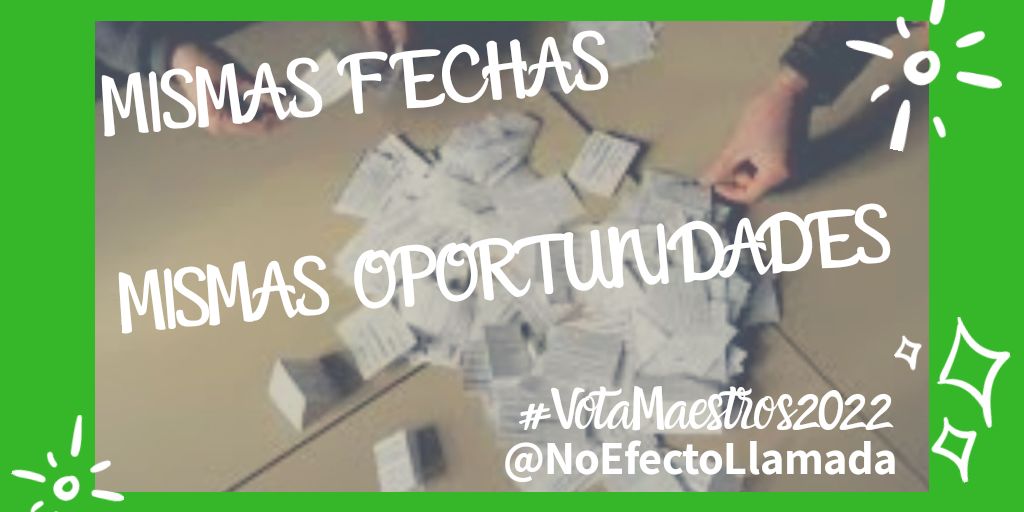 Silviahdb's tweet photo. #VotaMaestros2022 
Por ti, por mi, por todos, seguiremos en lucha. 💥 https://t.co/CJURaXThws