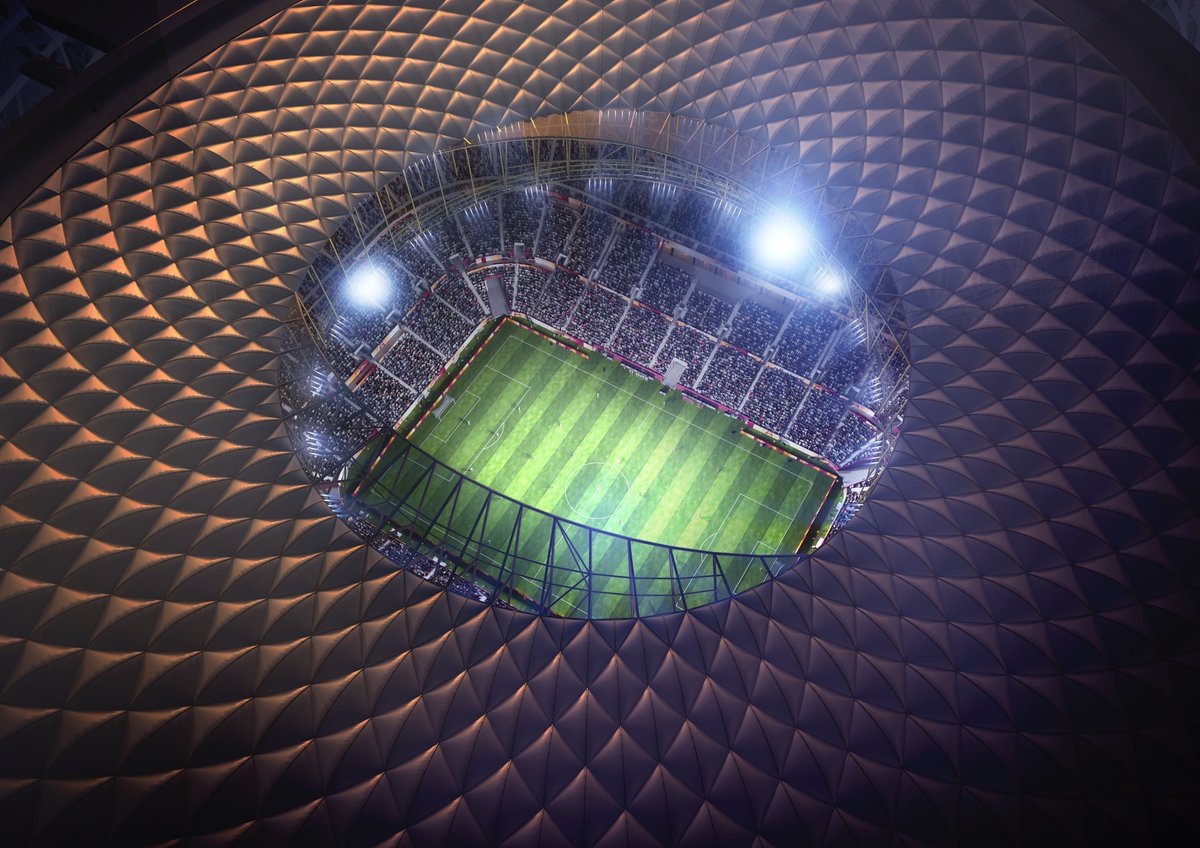  Lusail Stadium Final, 18 Dec 2022 18:00 local time + 6 group stage & 3 knockout stage matches Largest stadium by capacity (80,000) at the first  #WorldCup hosted in the Gulf