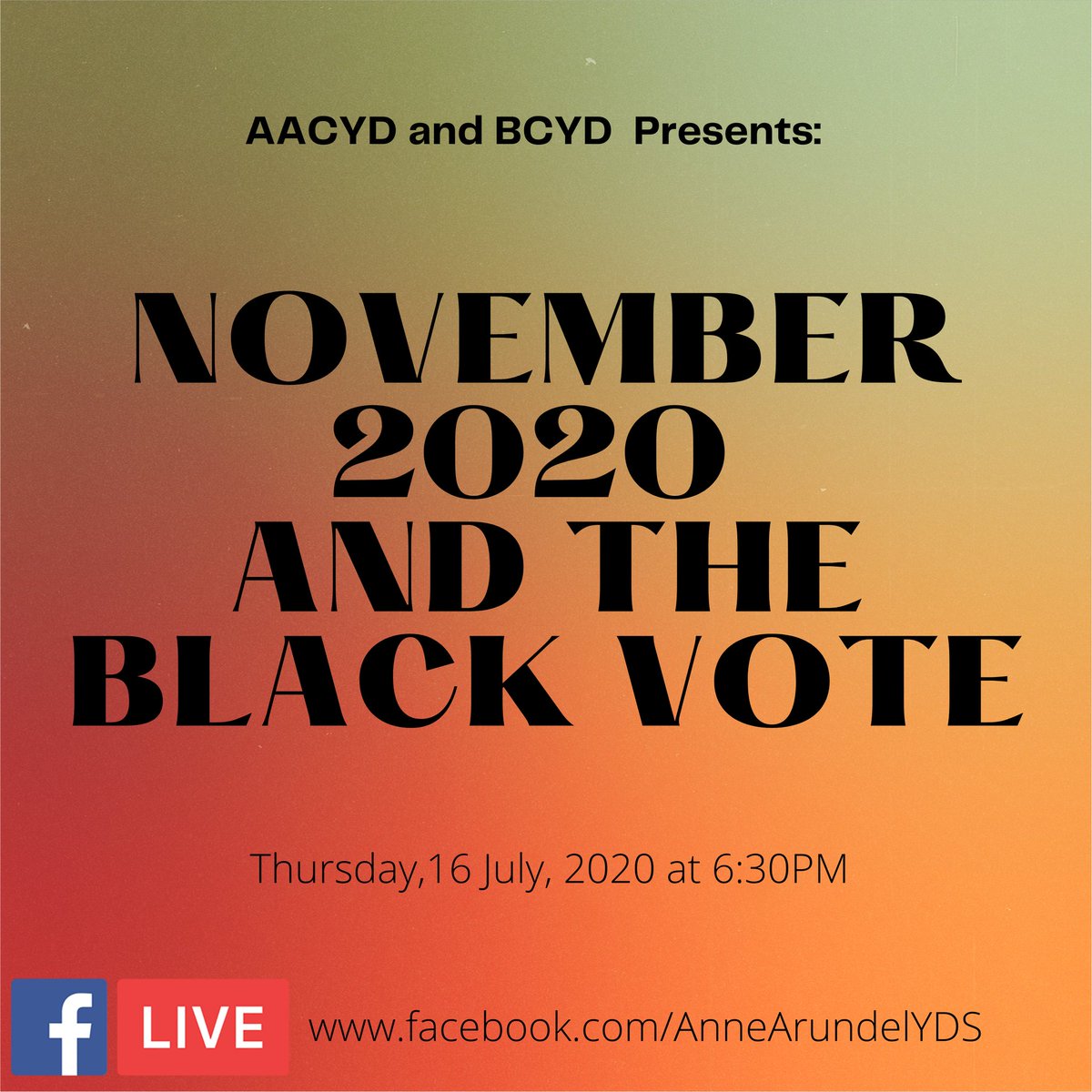 bcydems's tweet photo. Join us on Zoom tomorrow for a conversation on the importance black political activism and voter participation. 2020 is shaping up to be an election year like no other. 

https://t.co/hA1XDWl8Nm https://t.co/RTYMRfnL0j