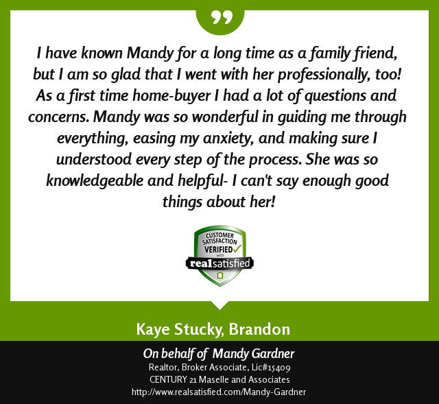 MandyGoHogs's tweet image. This recommendation illustrates one of the reasons why I love my job. realsatisfied.com/Mandy-Gardner via @realsatisfied