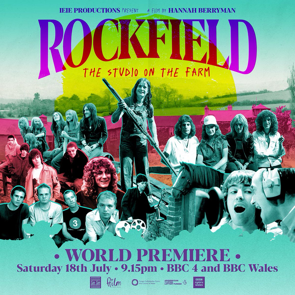 RockfieldFilm's tweet image. 🎸#RockfieldFilm is coming to the BBC this weekend!
@RockfieldStudios has played witness to @Queen @StoneRoses @SimpleMinds @Oasis @Manics - to name a few! Catch it on Saturday 18th July 9:15PM @BBCFour and BBC Two Wales @BBCWales 📺🎵