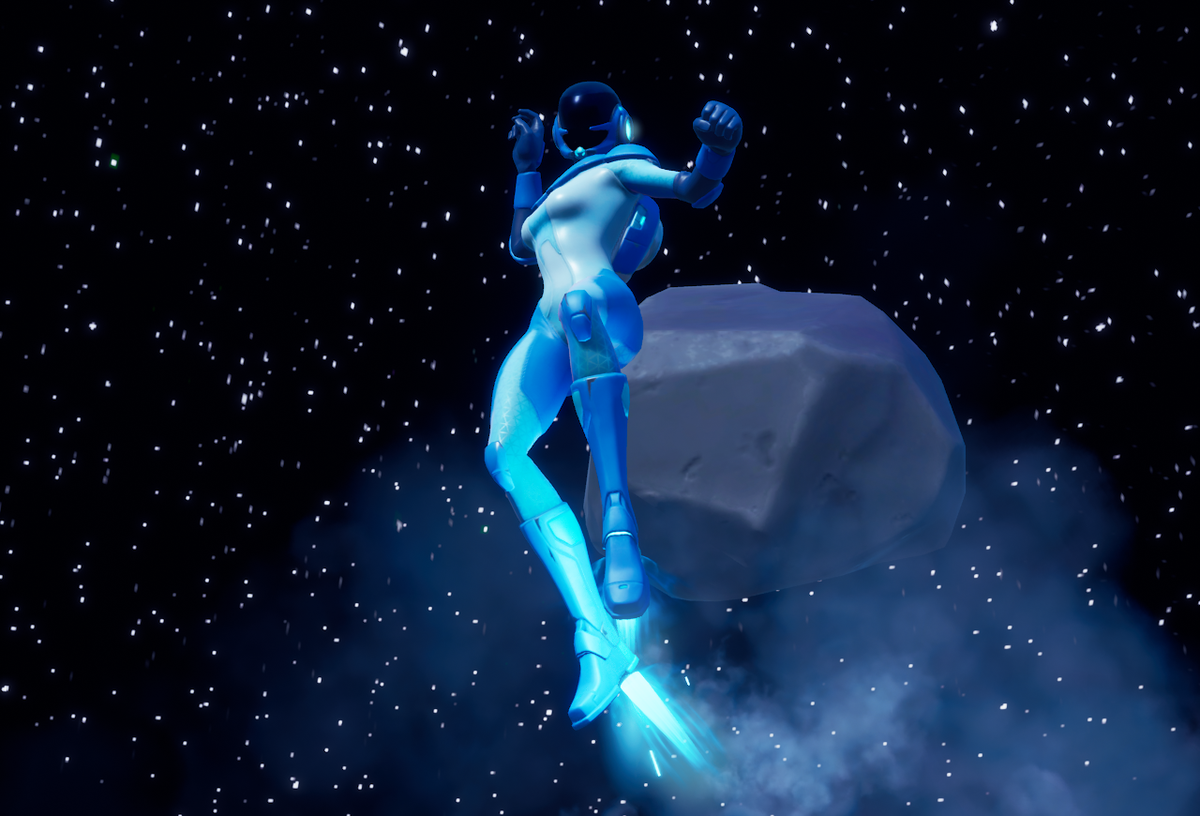 Gemini comme à son habitude mené sa petite virée dans l'espace, jusqu'à ce qu'elle aperçoive une météorite utilisé pour les...cargaisons ?" Les gens utilisent encore ce genre de transporteur ? "