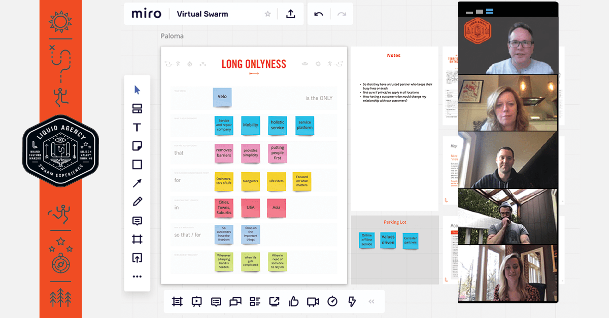 Even when we’re not all in the same room, we can still help move your organization forward with Virtual Swarming. Find out how we turned our core method of Silicon Valley Thinking™ into a purely digital experience in our latest blog post. bit.ly/304LI6o #LiquidAgency