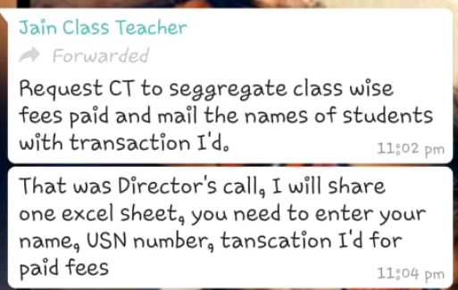 shivashankar_13's tweet photo. Dear Sir @nimmasuresh, Please take necessary actions on the colleges and hostels (@jaincollege, @cschousing) which are demanding fees for the facilities like hostels and laboratories which we are not using. Please refer the attachments.

#WeDemandReasonableFee  #FeesKamKarona 🙏 https://t.co/pww5g8Osf0
