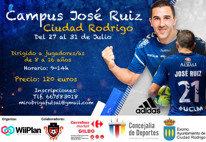 Llega a Ciudad Rodrigo a través del <a href="/mirobrigafutsal/">Miróbriga Futsal</a> el Campus del jugador de 1ª División José Ruiz salamancartvaldia.es/not/243416/lle…