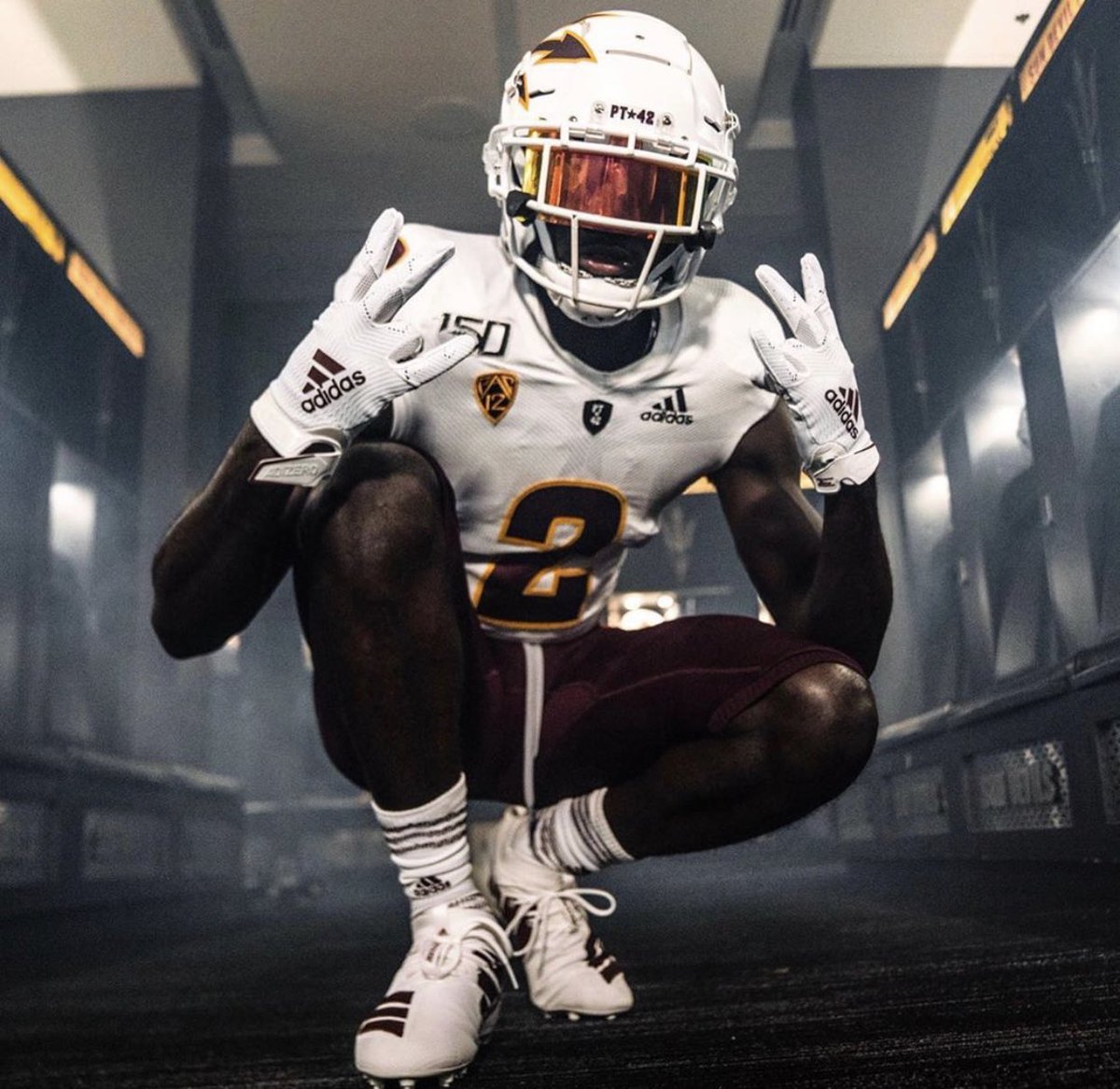 After a great talk with <a href="/AdamBreneman81/">Adam Breneman</a> I am bless to receive an offer from Arizona State University🔴🟡. Thanks again Coach 💯🙏🏾. <a href="/ASU/">Arizona State University</a>  <a href="/ASUFootball/">Sun Devil Football</a>