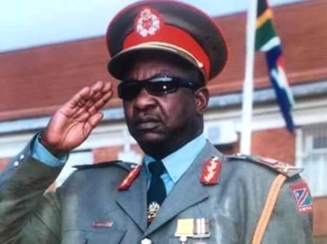 When General Shali was suspended, Major General Petrus Kagadhinwa Nambundunga acted as the Chief of Defence in 2009, he went into exile in 1975, where he served as Chief Instructor.
