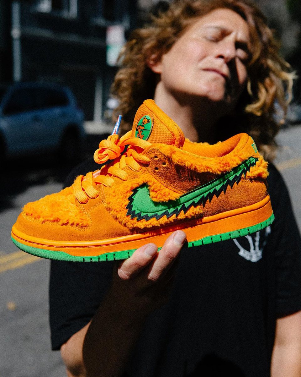 Fullress Ftc サンフランシスコ メール抽選後 店頭引き取り Opti Orange Green Fury Cj5378 800 のみ 24時間限定の抽選販売 ナイキ Sb ダンク ロー グレイトフル デッド ベア Nike Sb Dunk Low Grateful Dead Bears Cj5378 T Co