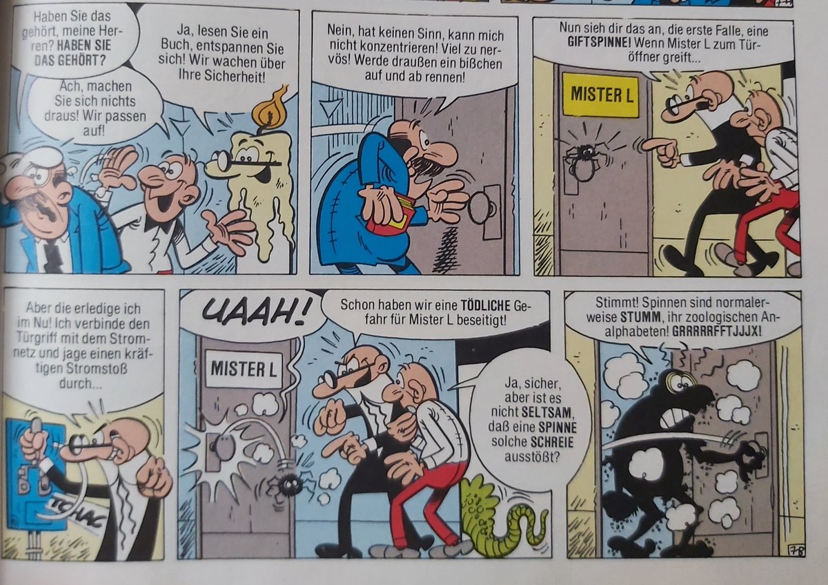 cleverundsmart1's tweet photo. Ihh eine Spinne, schon wieder 🤔
#cleverundsmart #ibanez #comic #gag #humor #fredclever #jeffsmart #carlsenverlag #kindheit #comics #comicsderkindheit https://t.co/CRi2oflAcK