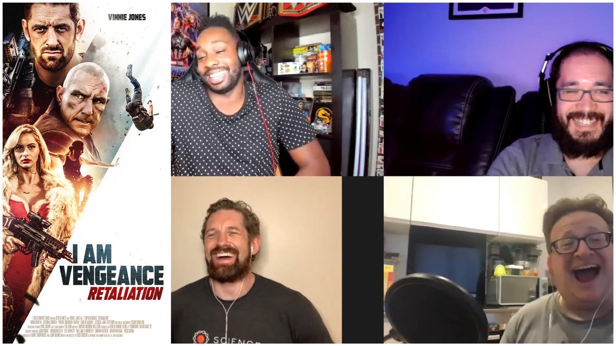 WatchorPass's tweet photo. We chat with @StuBennett and @rossboyask about #IAmVengeanceRetaliation! We discuss the film, release during #COVID19Pandemic, working with @VinnieJones65, and try to get info on #iamvengeance3!

https://t.co/KTlUtxtb16

#action #WWE @EvoFilmsUK #movies #interview #iamvengeance2 https://t.co/HcGslPd8gp