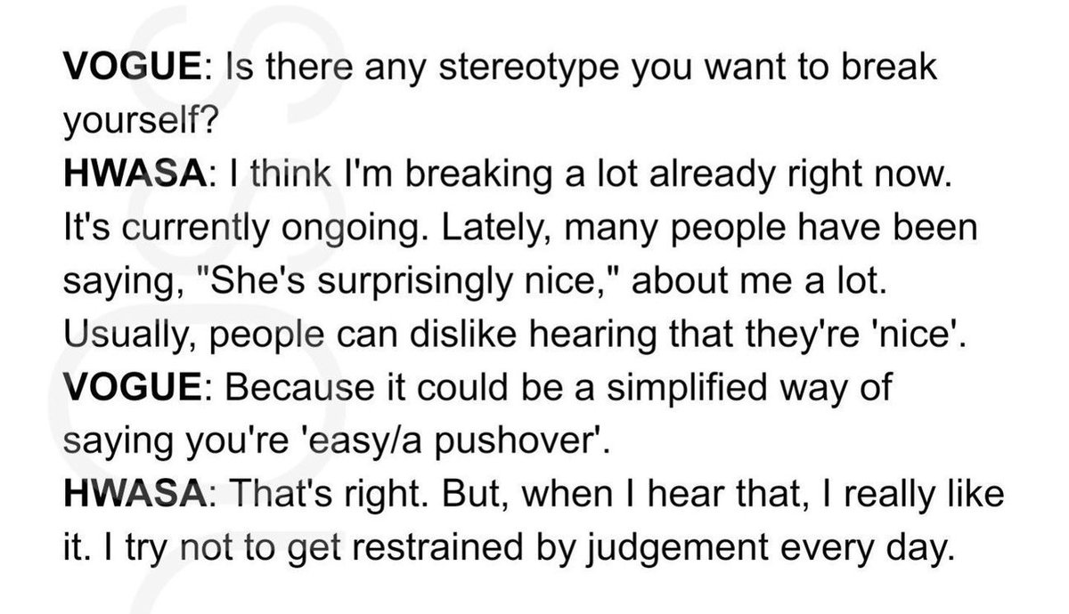There are a lot of stereotypes and misunderstandings that surrounds Hwasa and she has talked about how they bother her.