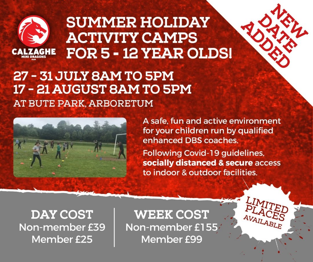 RobOyston's tweet photo. Following the popularity of our first week socially distanced camp in the holidays, we have secured more space as well as an additional week! Book soon to avoid disappointment!😀

Click here: https://t.co/TtNbkdEtvA https://t.co/SlEAMfGLLn