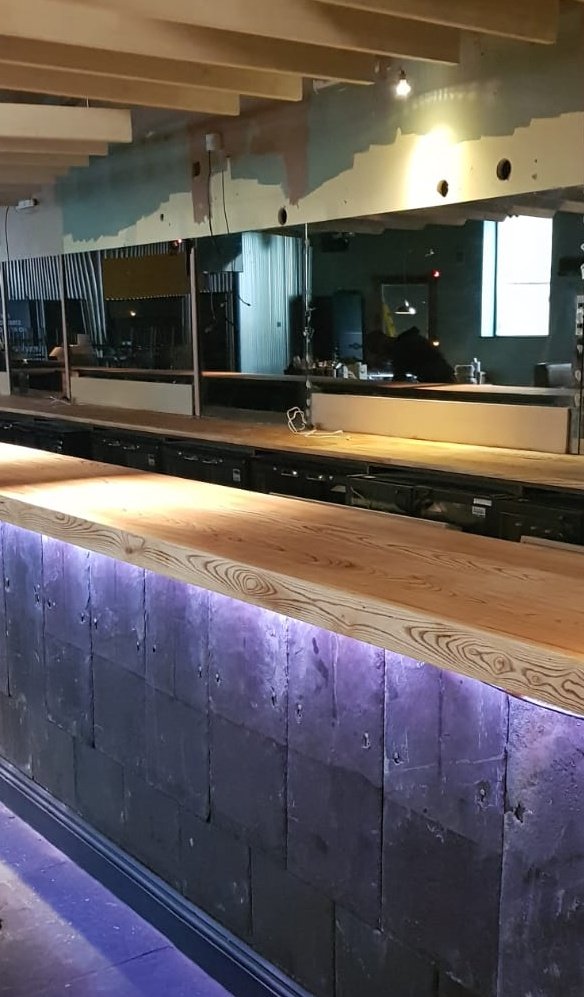 We've only gone and had a little refurb all ready for when we reopen on the 6th August!