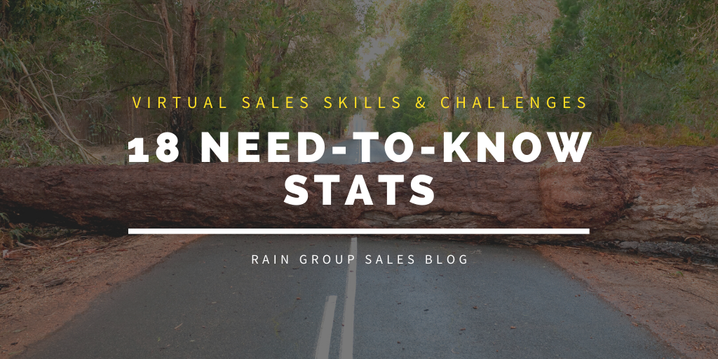 Want to excel in #VirtualSelling? Study these 18 stats and think about what you can do differently: hubs.ly/H0sxQC90 #Sales <a href="/RAINSelling/">RAIN Group</a>