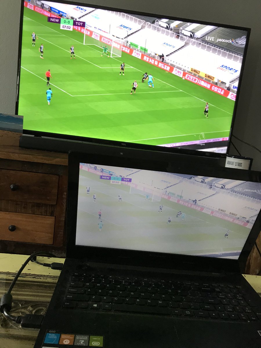 steinmeister76's tweet photo. @PLinUSA @NBCSN @peacockTV This is how we watch soccer now?!? To boot, the feed is not smooth or clear. Why can’t I cast this from my phone to my tv?!?
How long till this will cost me yet another NBC fee?!?
Have y’all at NBC gone crazy?
Get your $#!+ together. https://t.co/zgmxHA3Z76