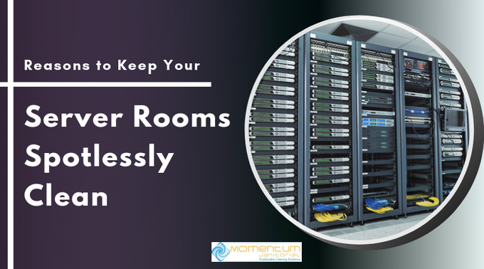 A server room needs to stay cool and dry to keep all the equipment from overheating and further damage. Here are five reasons that will let you know the importance of keeping your server room spotlessly clean. bit.ly/MJ5r2ksr #cleaningservice #cleaningtips