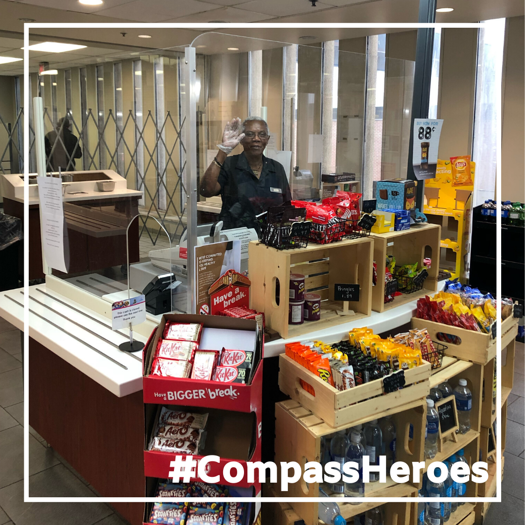 As Canada begins to re-open, we recognize that our #CompassHeroes have been serving essential businesses for the past 4+ months! Sending a big Thank You and our appreciation to Sherril from our Eurest team at Ontario Power Generation-for your dedication throughout the pandemic!